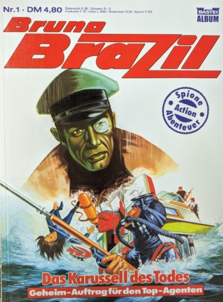 Bruno Brazil (Bastei, Br.) Nr. 1-3 kpl. (Z1)