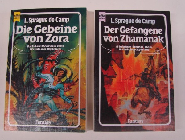 Heyne SF & Fantasy Zusammenpack (Heyne, Tb.) Krishna-Zyklus (de Camp) Nr. 1-8 zus. (Z0-2)