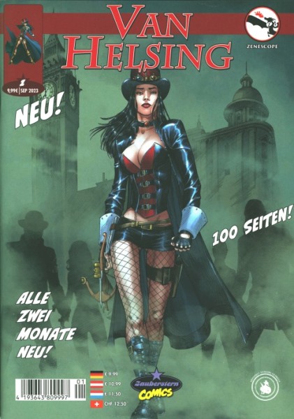 Van Helsing Comic Magazin (Zauberstern, GbÜ) Nr. 1-15 zus. (Z1-2)