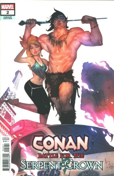Conan: Battle for the Serpent Crown (2020) 1:25 Variant Cover 2