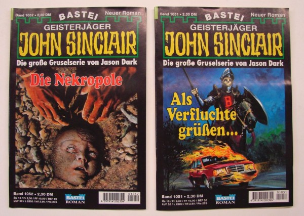 John Sinclair in 50er Paketen (Bastei) 1. Auflage Nr. 1051-1100 zus. (Z0-2)