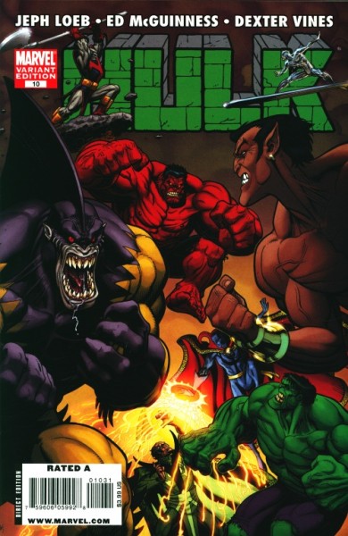 Hulk (2008) Art Adams Variant Cover 10