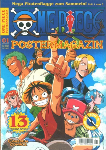 One Piece Postermagazin (Carlsen, GbÜ.) Nr. 1-3