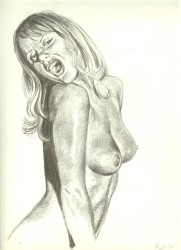 Originalzeichnung Erotische Pin-ups (Bild 034)