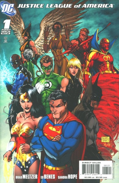 Justice League of America (2006) 1:10 Variant Cover 1