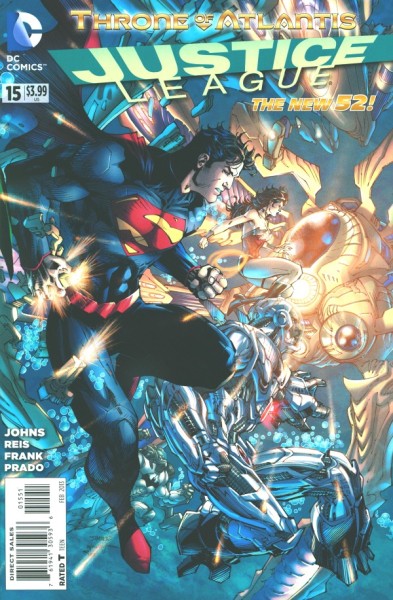 Justice League (2011) 1:25 Variant Cover 15