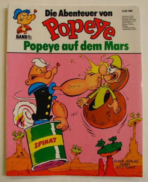 Abenteuer von Popeye (Ehapa, Br.) Nr. 1-15 kpl. (Z0-2)