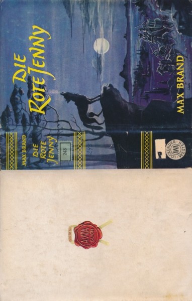 Lockender Westen Leihbuch SU Rote Jenny (Awa) Brand, Max