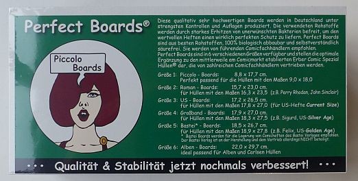 Piccolo Backing Boards (Perfect Boards) - 1000 Stück
