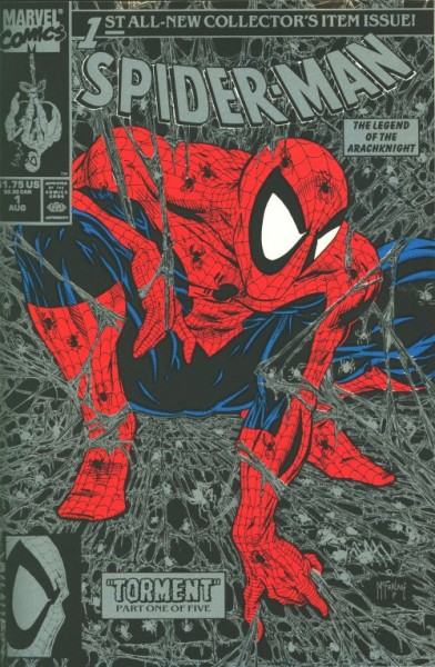 Spider-Man (1990) Silver Variant Cover 1
