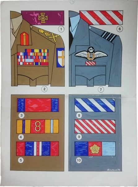 Originalzeichnung (1672) Landser ÜF