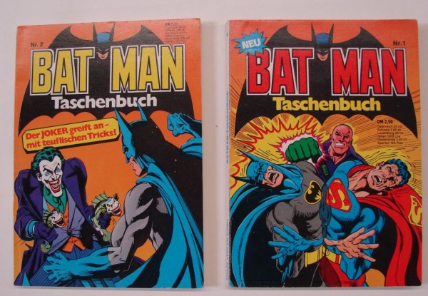 Batman Taschenbuch (Ehapa, Tb.) Nr. 1-41 kpl. (Z0-2) mit Nr. 5 (Z3)