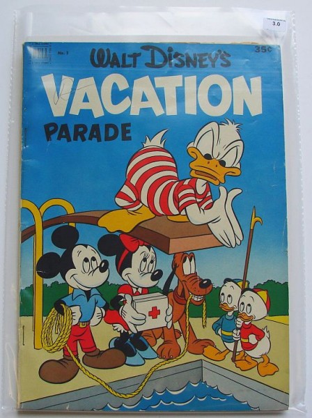 Dell Giant Comics - Vacation Parade Nr.3 Graded 3.0
