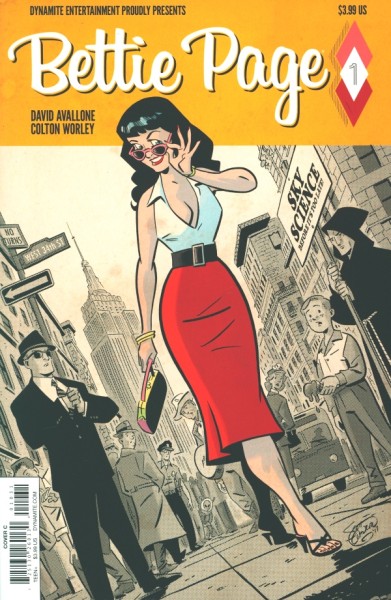 Bettie Page (2017) Scott Chantler Variant Cover 1