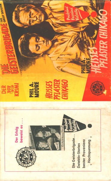 Geisterbrigade Leihbuch SU Heisses Pflaster Chikago (Feldmann) nur Schutzumschlag