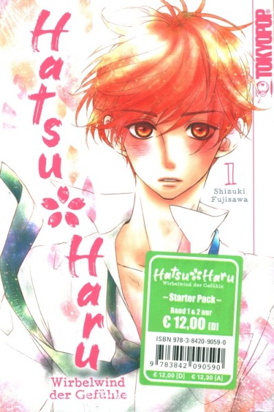 Hatsu Haru - Wirbelwind der Gefühle (Tokyopop, Tb.) Starter Pack 1&2
