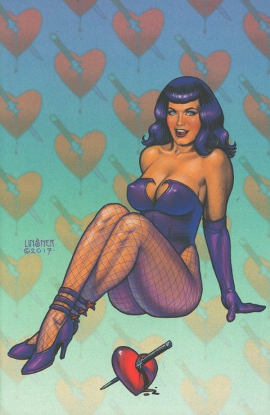 Bettie Page (2017) Joseph Michael Linsner Virigin Variant Cover 7