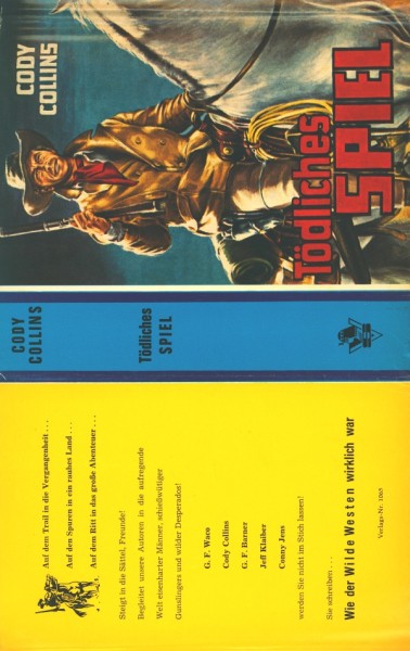 Collins, Cody Leihbuch SU Tödliches Spiel (Saba) nur Schutzumschlag