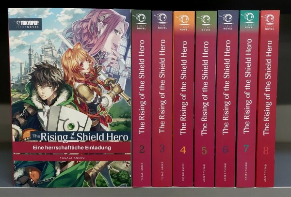 Rising of the Shield Hero Light Novel (Tokyopop, Tb.) Nr. 1-8 zus. (neu)