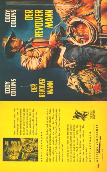 Collins, Cody Leihbuch SU Revolvermann (Saba) nur Schutzumschlag