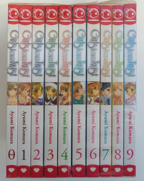 Girls Love Twist (Tokyopop, Tb.) Nr. 1-17 kpl. + Zero (Z1)