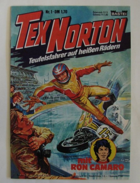 Tex Norton (Bastei, Gb.) Nr. 1-22 kpl. (Z0-1)