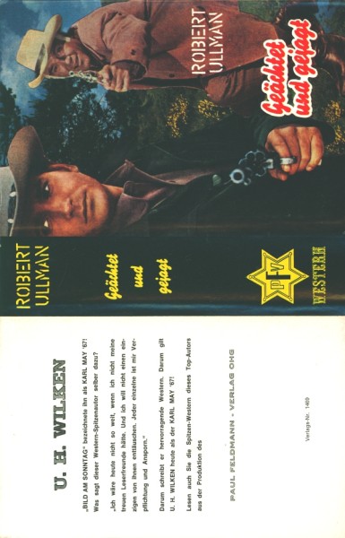 Ullman, Robert Leihbuch SU Geächtet und gejagt (Feldmann) nur Schutzumschlag