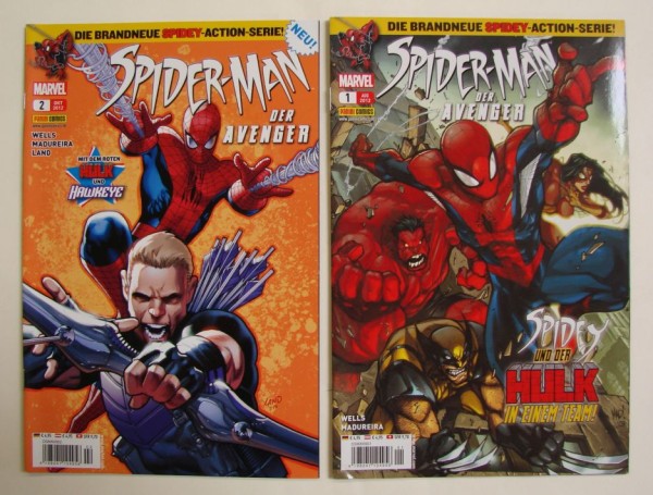 Spider-Man: Der Avenger (Panini, Gb.) Nr. 1-11 kpl. (Z1)