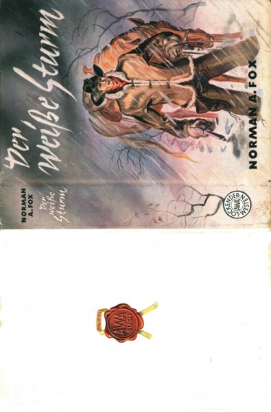 Lockender Westen Leihbuch SU Weisse Sturm (Awa) Fox, Norman A. nur Schutzumschlag