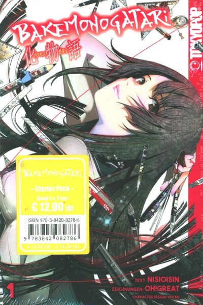 Bakemonogatari (Tokyopop, Tb.) Starter Pack