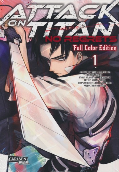 Attack on Titan: No Regrets (Carlsen, Tb.) Full Color Edition Nr. 1,2
