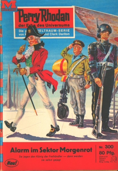 Perry Rhodan in 100er Paketen (Moewig) 1. Auflage Nr. 300-399 zus. (Z0-2)