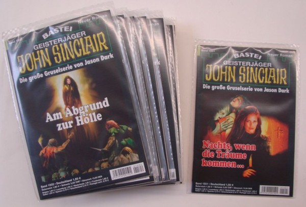 John Sinclair in 100er Paketen (Bastei) 1. Auflage Nr. 1501-1600 zus. (Z0-2)