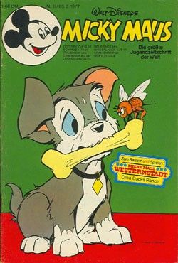 Micky Maus (Ehapa, Gb.) Jahrgang 1977 Nr. 1-53
