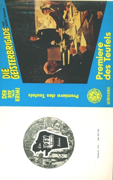 Geisterbrigade Leihbuch SU Premiere des Teufels (Feldmann) nur Schutzumschlag