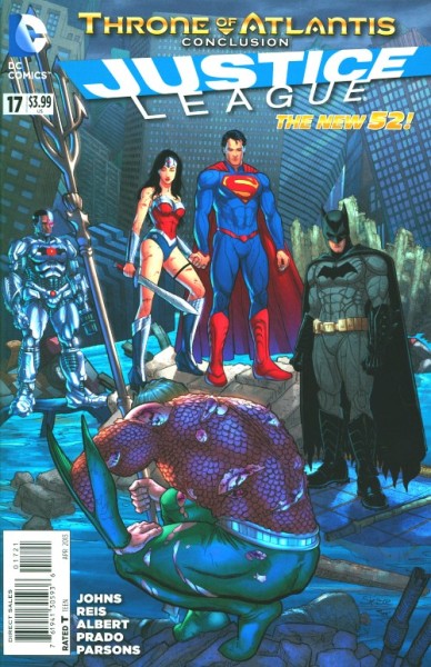 Justice League (2011) Steve Skroce Variant Cover 17