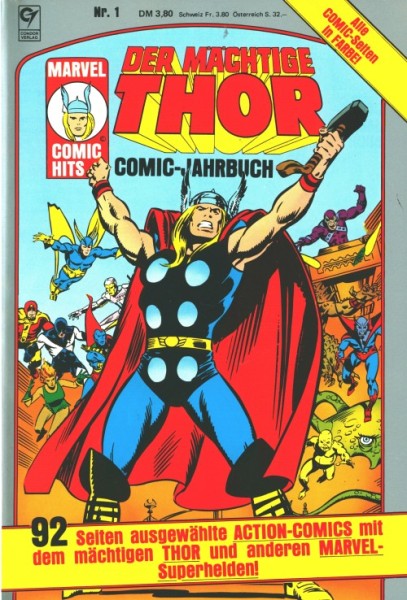 Marvel Comic-Hits (Condor, Br.) Sammelband Nr. 1-4 kpl. (Z1)
