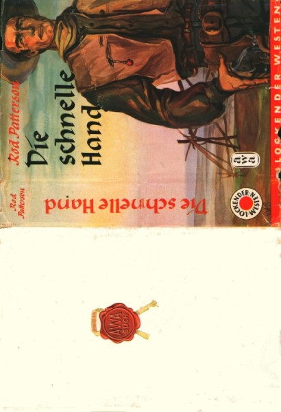 Lockender Westen Leihbuch SU Schnelle Hand (Awa) Patterson, Rod nur Schutzumschlag