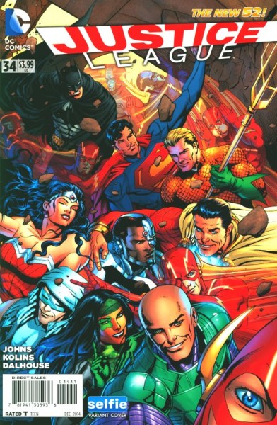 Justice League (2011) Selfie Variant Cover 34