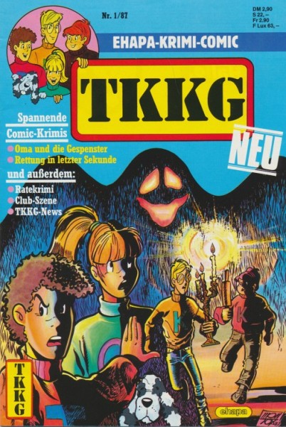 TKKG (Ehapa, Gb.) Jahrgang 1987 Nr. 1-2