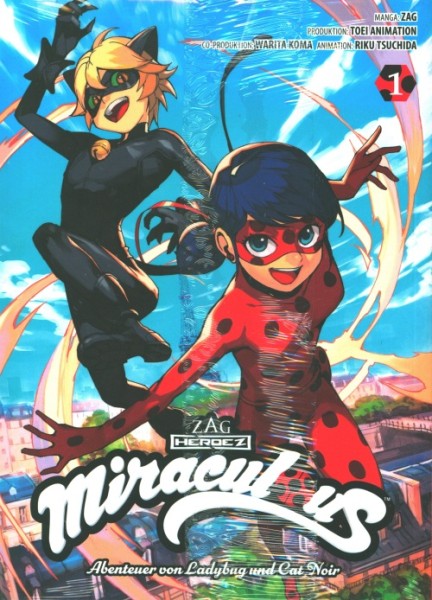 Miraculous - Abenteuer von Ladybug und Cat Noir (Panini, Tb.) Nr. 1-3 zus. (Z1-2)