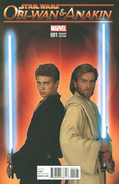Obi-Wan and Anakin 1:20 Variant Cover 1