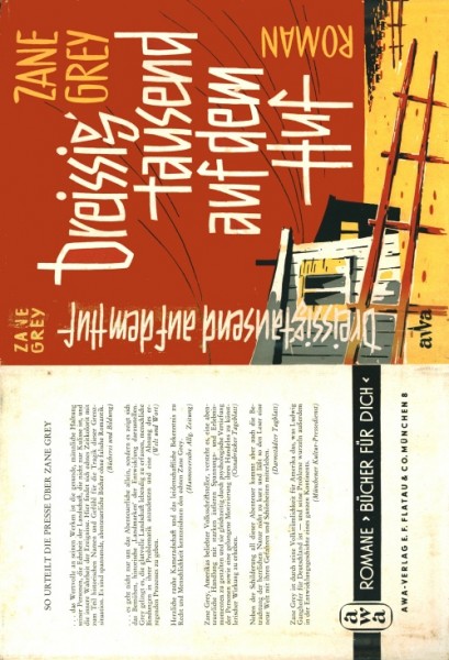 Grey, Zane Leihbuch SU Dreißigtausend auf dem Huf (Awa) nur Schutzumschlag