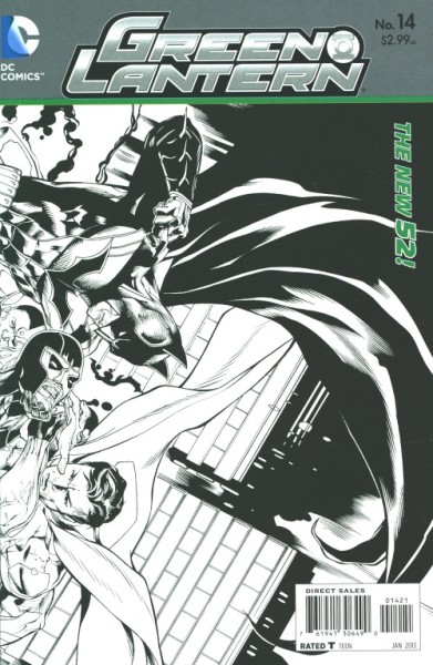 Green Lantern (2011) 1:25 Variant Cover 14