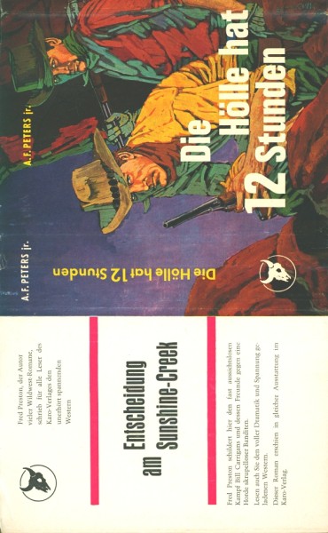 Peters, A.F. jun. Leihbuch SU Hölle hat 12 Stunden (Karo) nur Schutzumschlag