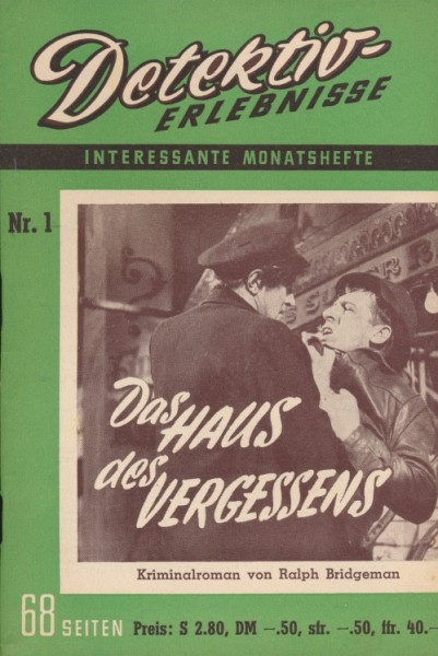 Detektiv-Erlebnisse (Gloria, Österreich) Nr. 1-18