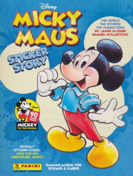 Micky Maus Sticker Story Sammelalbum
