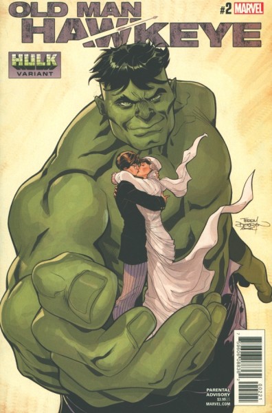 Old Man Hawkeye (2018) Hulk Variant Cover 2