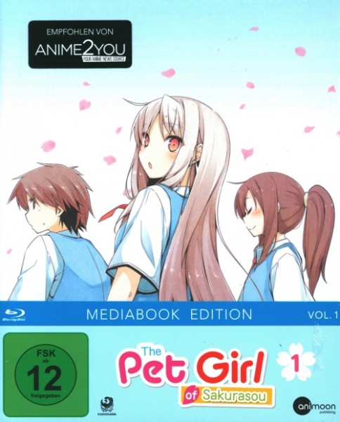 Pet Girl of Sakurasou Vol. 1 Blu-ray (Limited Mediabook Edition mit Schuber)