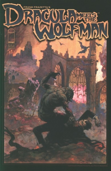 Frank Frazetta`s Dracula Meets the Wolfman (Cover A) 1
